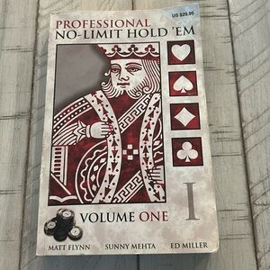 Poker Tips Professional No-Limit Hold 'em Book Volume 1 Cards By Matt Flynn
